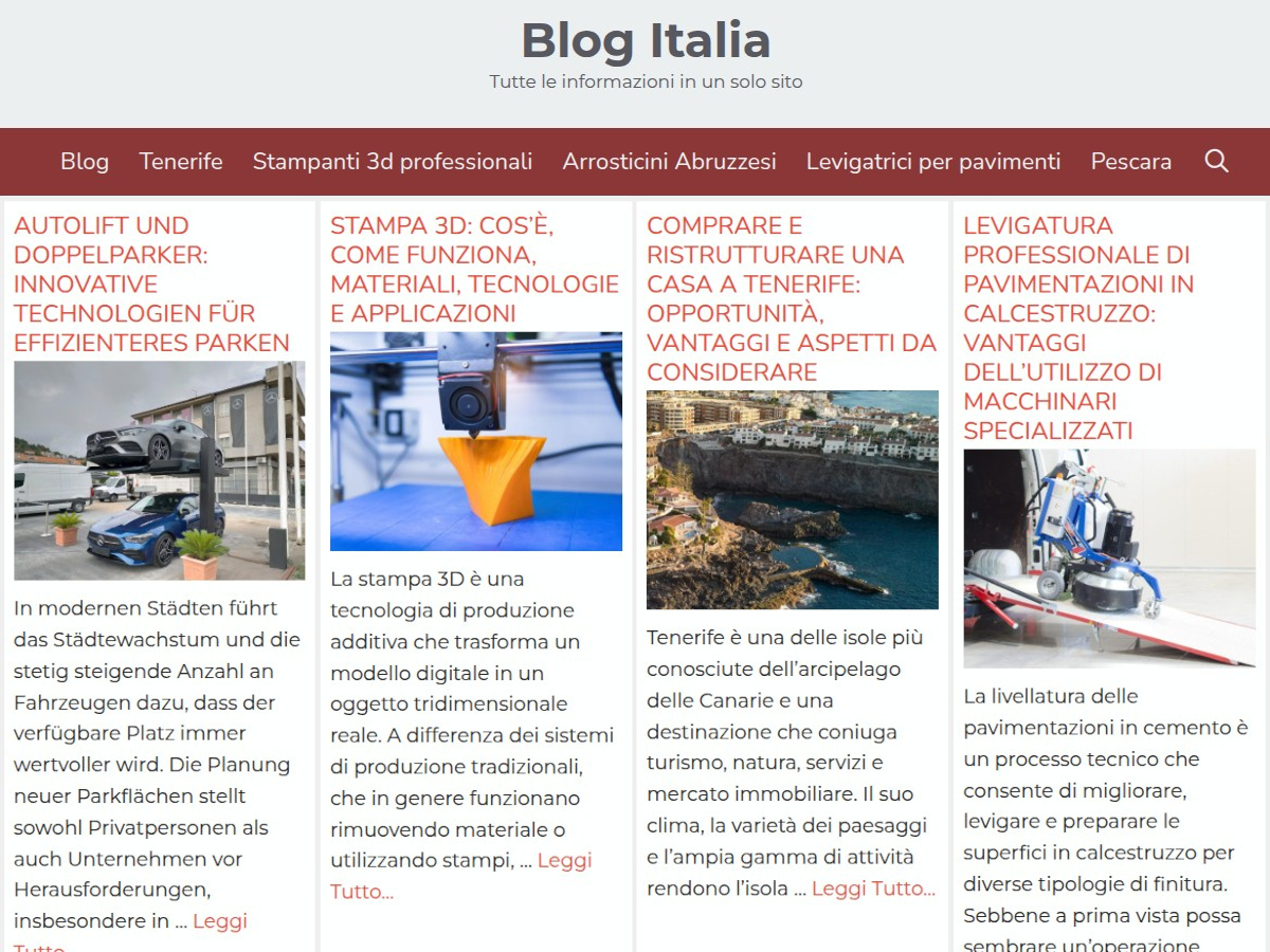 Blog Italia: conoscere aziende prodotti e servizi made in Abruzzo